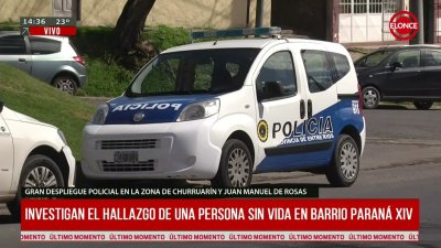 Investigan el hallazgo de una persona sin vida en barrio Paran&aacute; XIV
